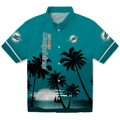 MIA x NFL Hawaiian Shirt ƒ?? Beach Sunset DATND TANTD 270526