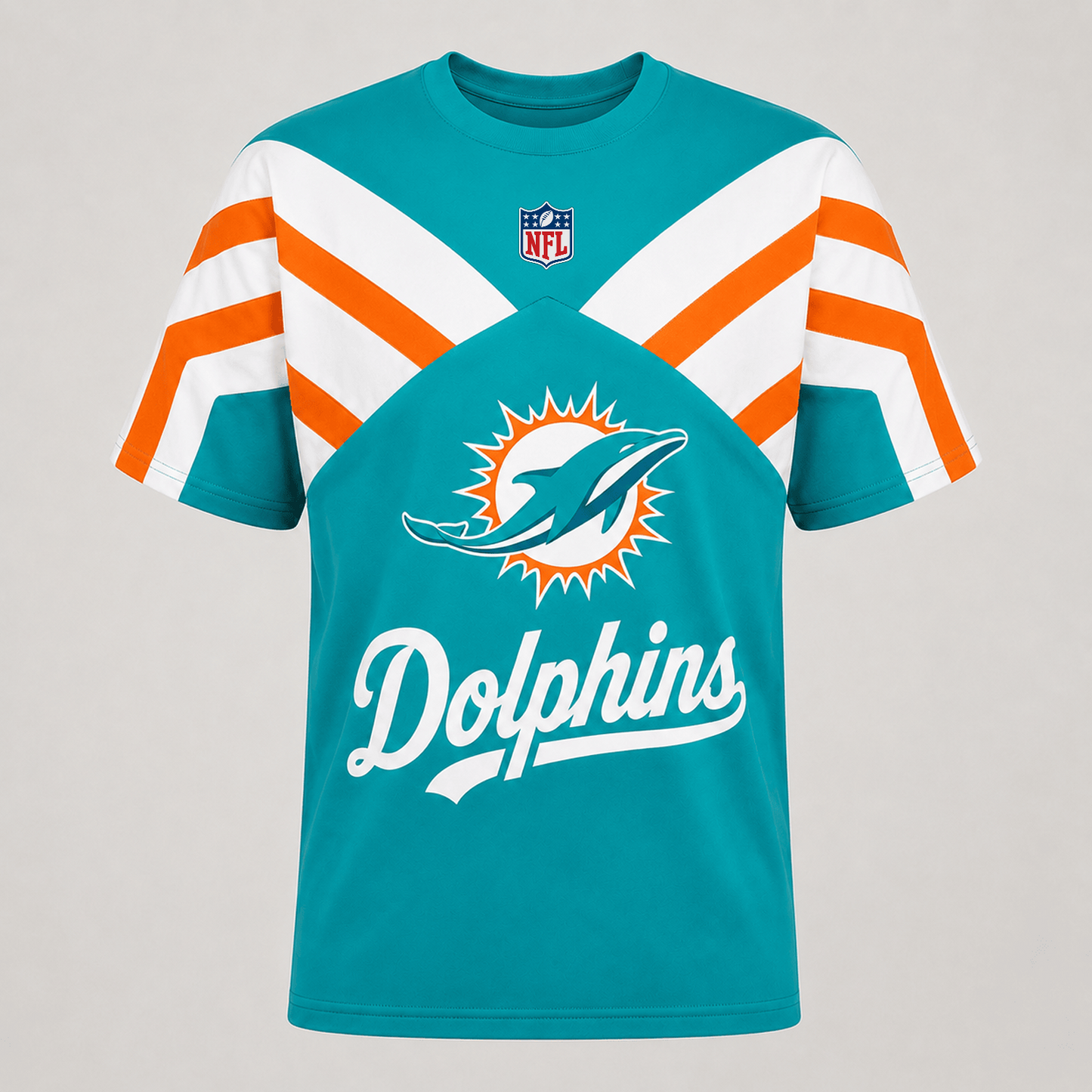 MIA x NFL Men's Casual Performance Tee T-Shirt