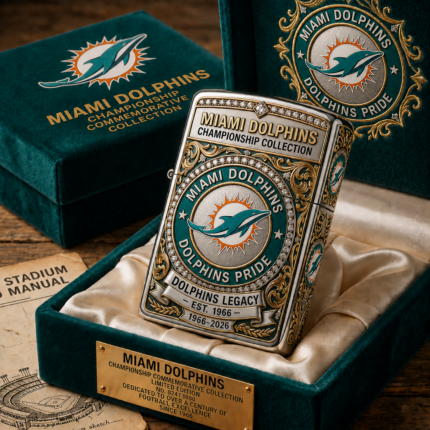 MIA x NFL Premium Lighter Case 2105 DatND DVT