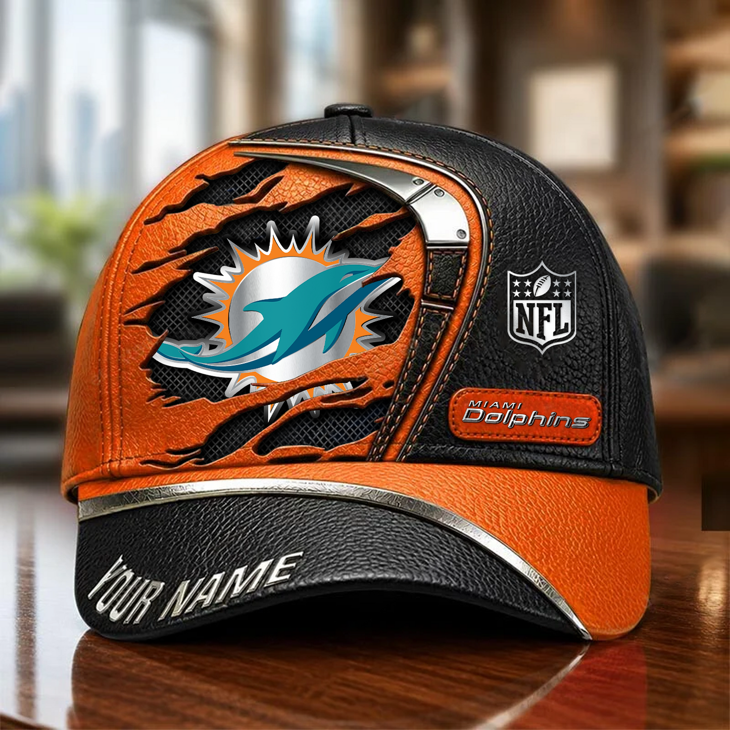 MIA x NFL Premium Multicolor 3D Cap 200626