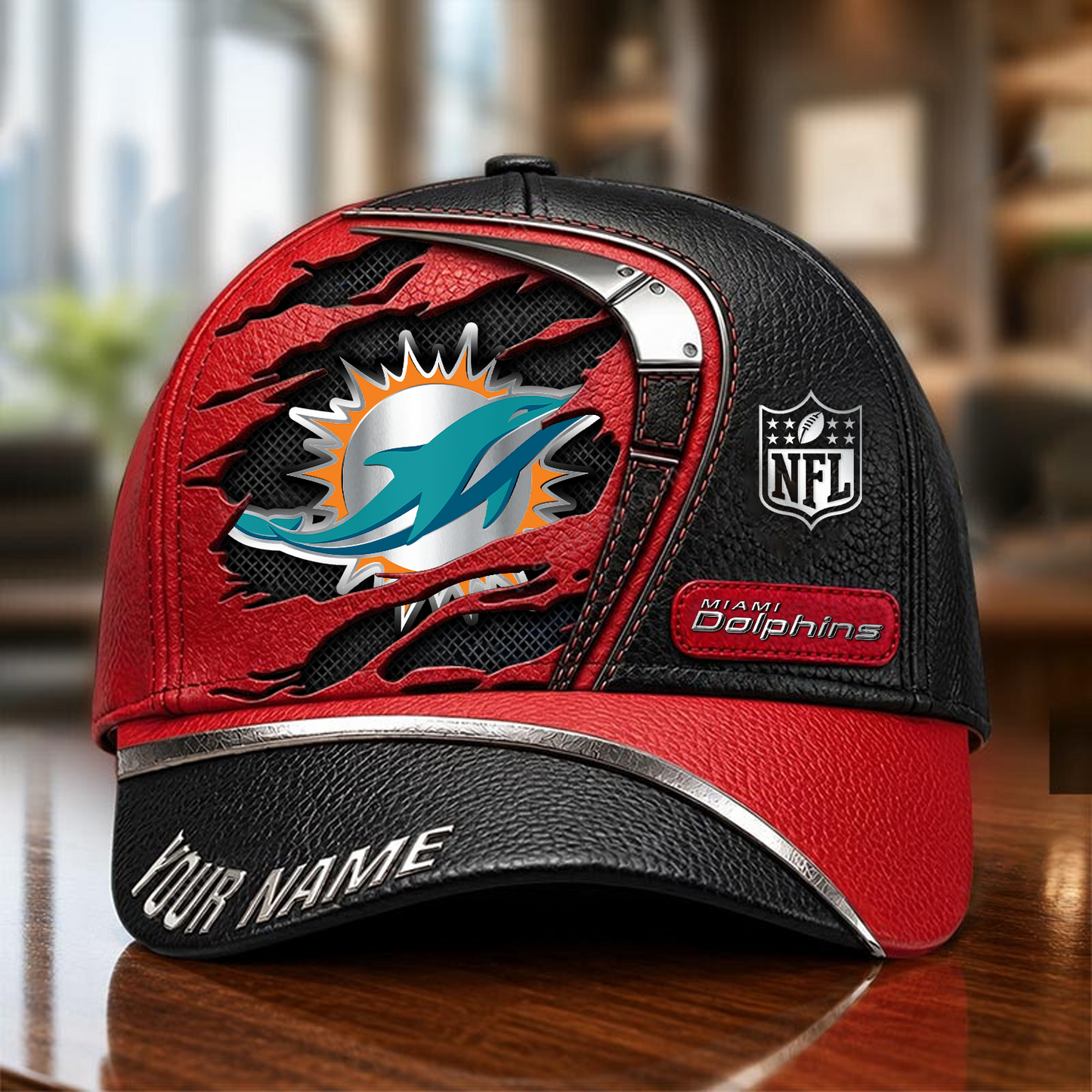 MIA x NFL Premium Multicolor 3D Cap 200626