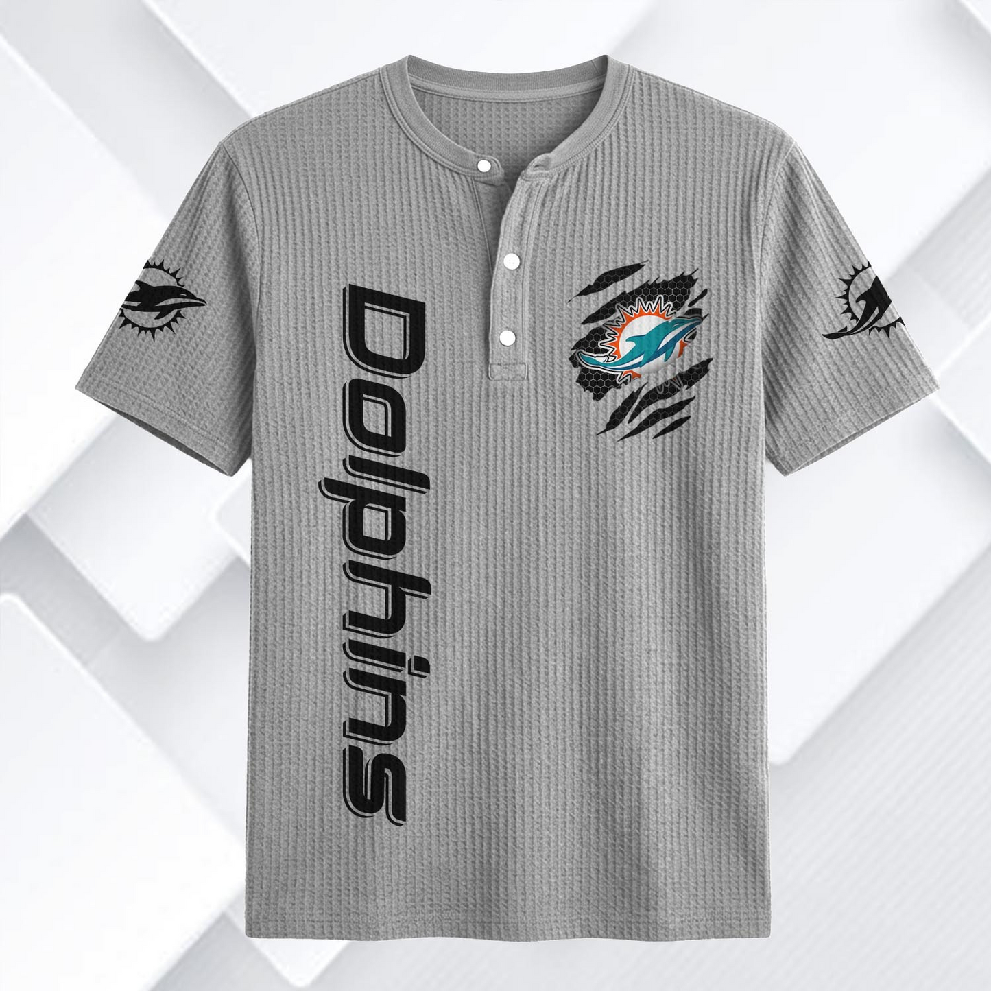 MIA x NFL Waffle Short-Sleeve Shirt 2205 DatND DVT