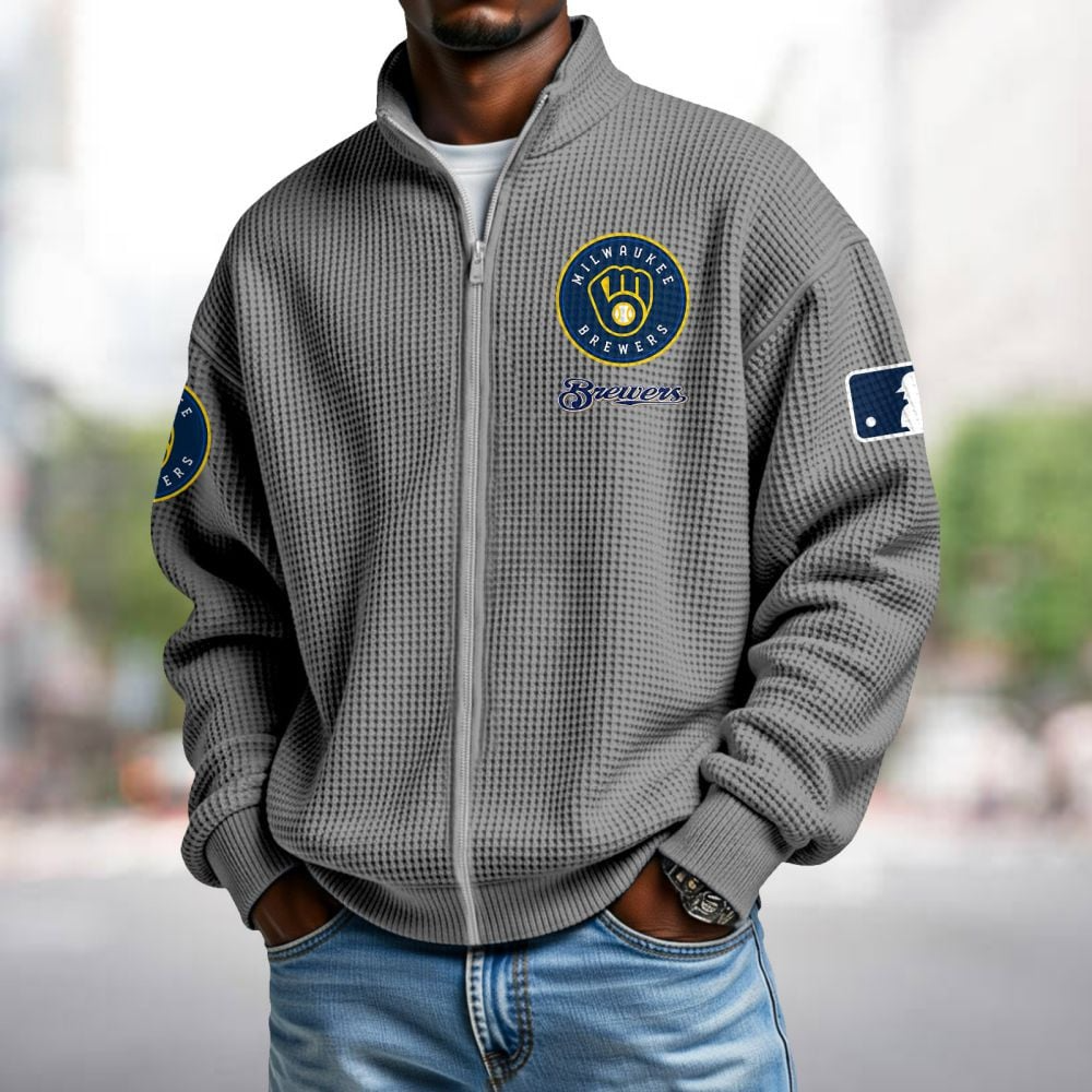 MIL x MLB Waffle Zip-Up Sweatshirt DatND DVT