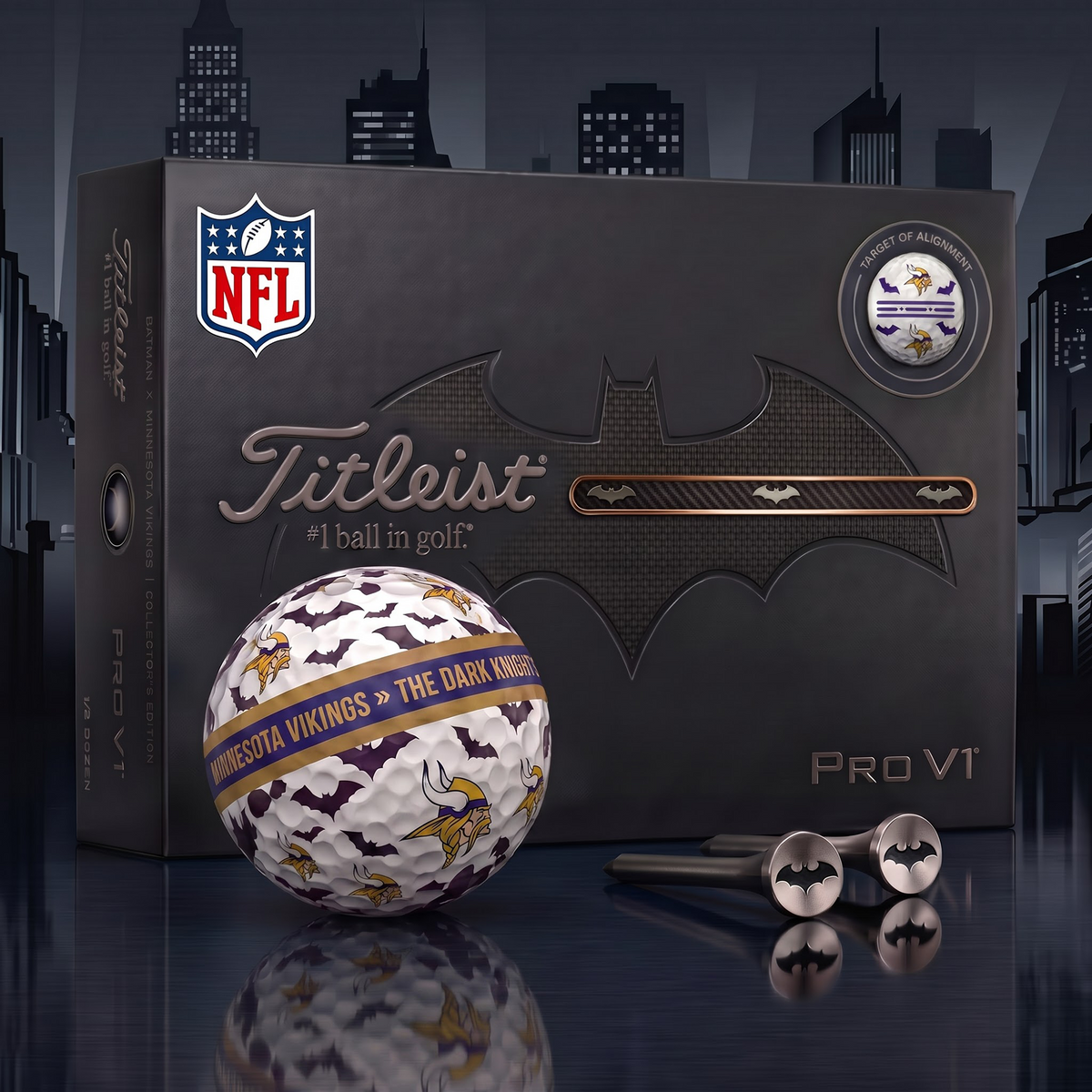 MIN X NFL Football Legends Golf Ball Collection – Premium Set