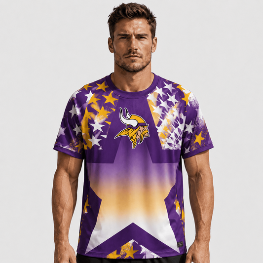 MIN X Premium NFL Premium Patriotic Football Star