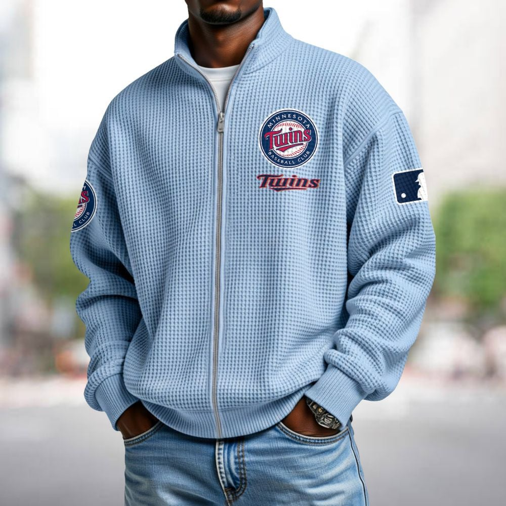 MIN x MLB Waffle Zip-Up Sweatshirt DatND DVT