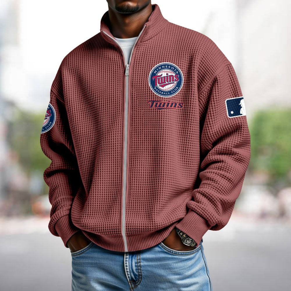 MIN x MLB Waffle Zip-Up Sweatshirt DatND DVT