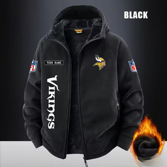 MIN x NFL 3D Half-zip Hoodie DATND TANTD