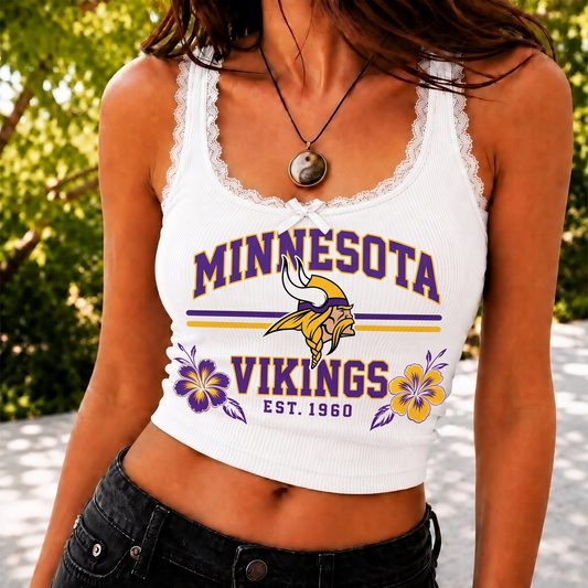 MIN x NFL Game Day Lace Tank Top Shirt