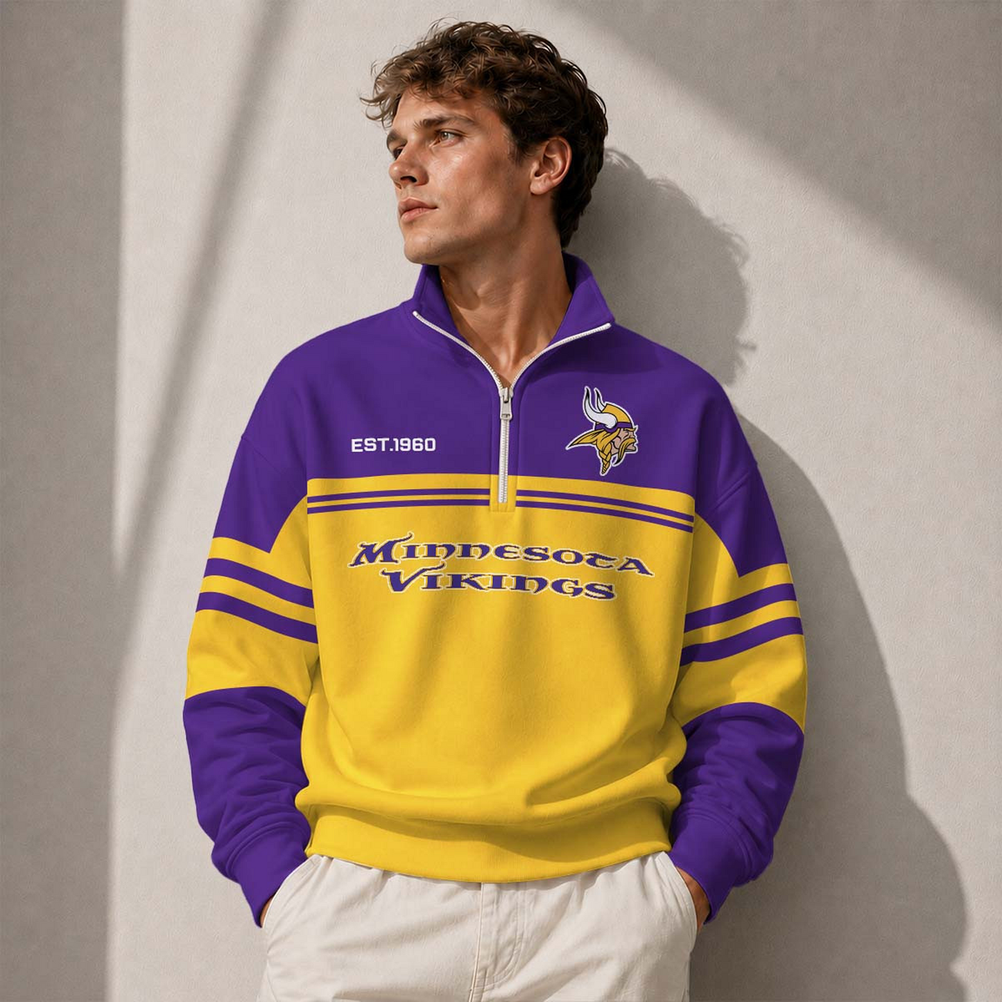 MIN x NFL Half-Zip Sweatshirt