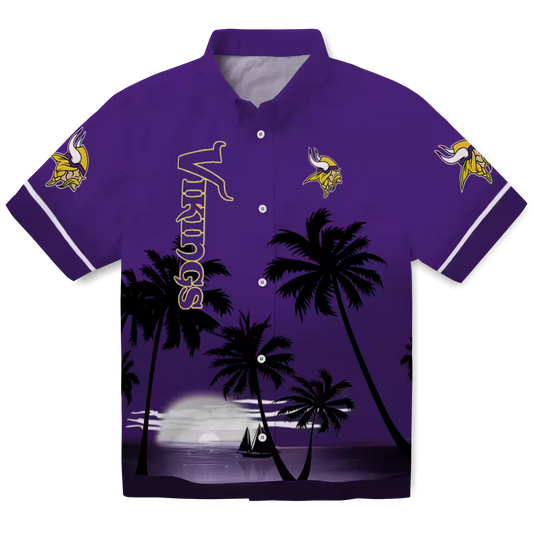 MIN x NFL Hawaiian Shirt ƒ?? Beach Sunset DATND TANTD 270526