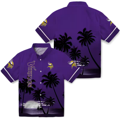 MIN x NFL Hawaiian Shirt ƒ?? Beach Sunset DATND TANTD 270526