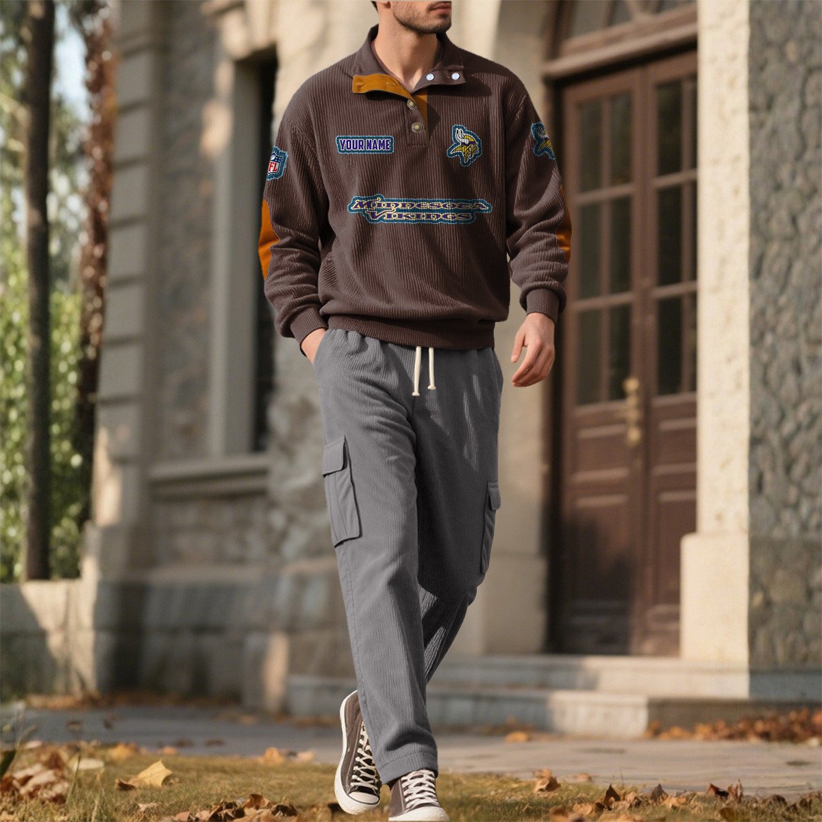 MIN x NFL Men's Corduroy Sweatshirt 1011 DatND DVT