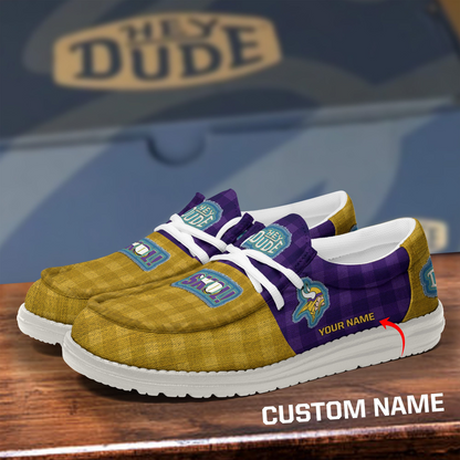 MIN x NFL Premium Hey Dude Shoes DATND TANTD