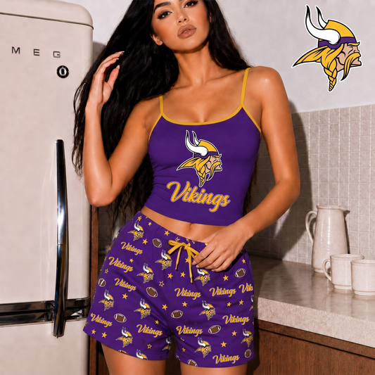 MIN x NFL Shorts & Camisole Sleepwear Set