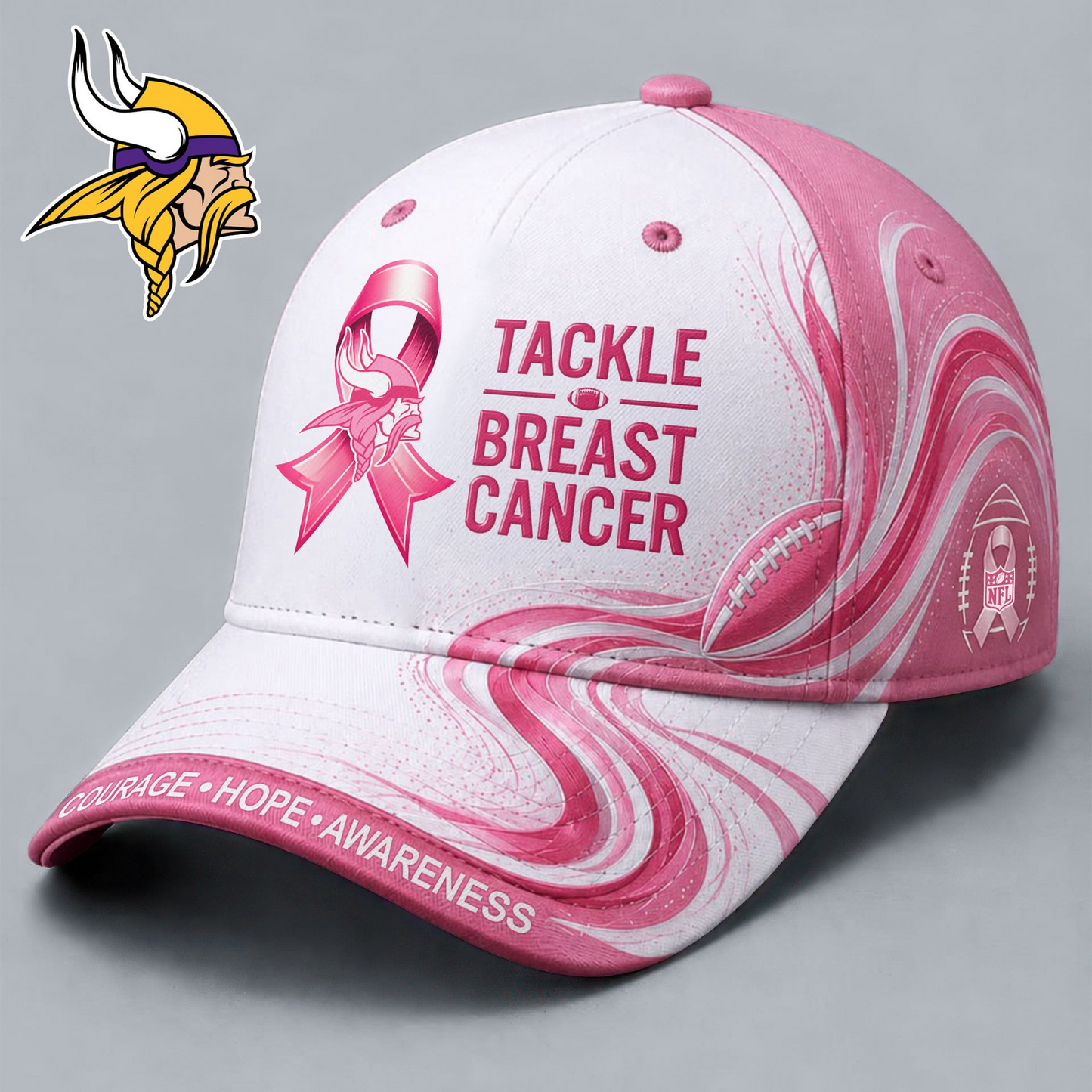 MIN x NFL Tackle Breast Cancer Cap