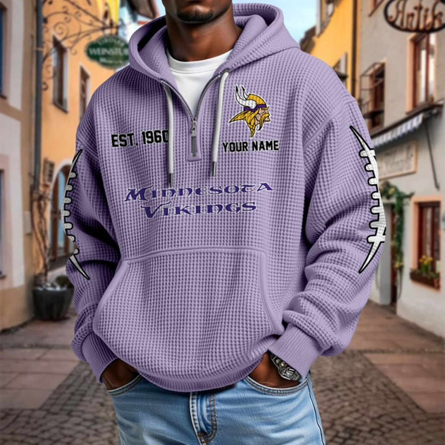 MIN x NFL Waffle Hoodie DatND DVT