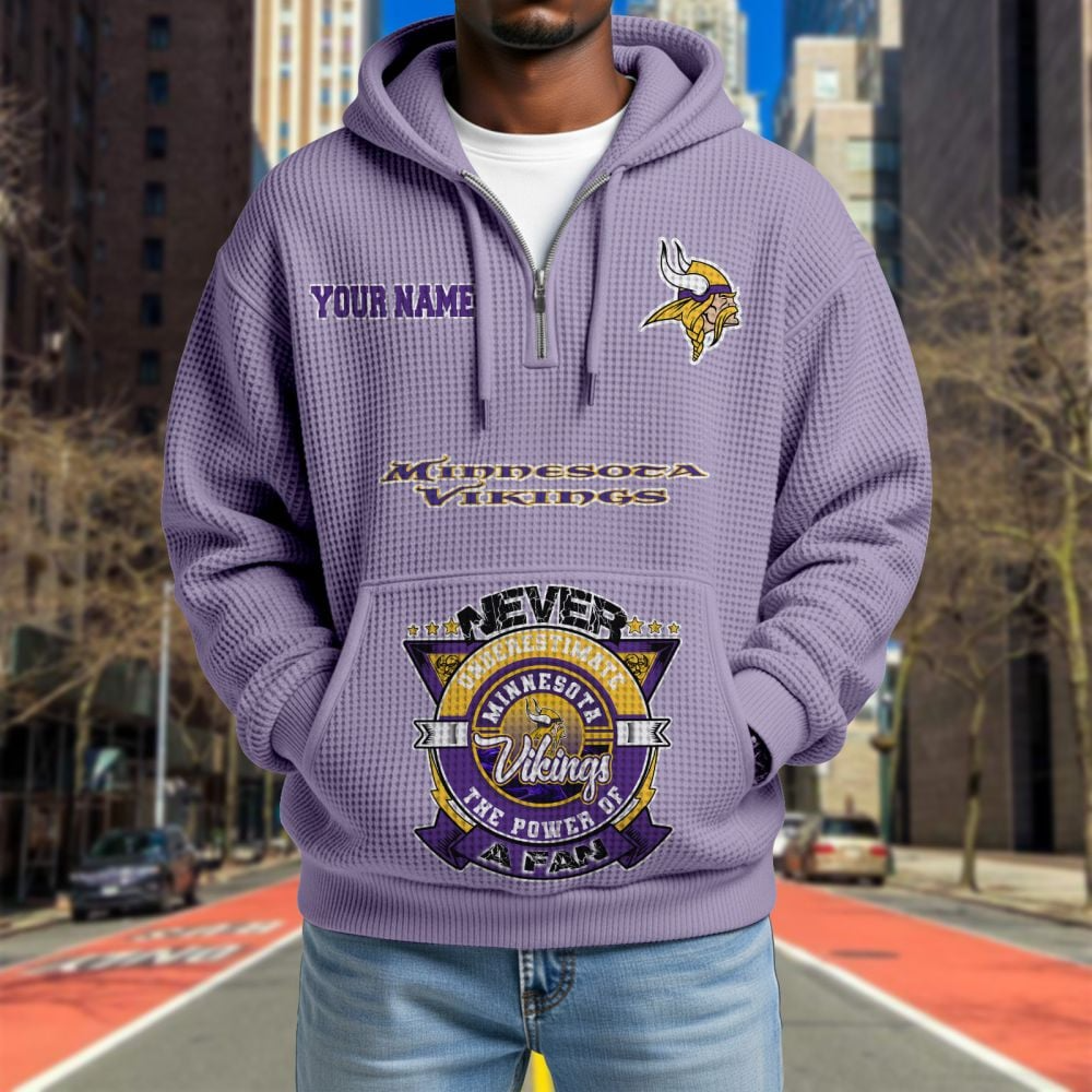 MIN x NFL Waffle Hoodie DATND TANTD