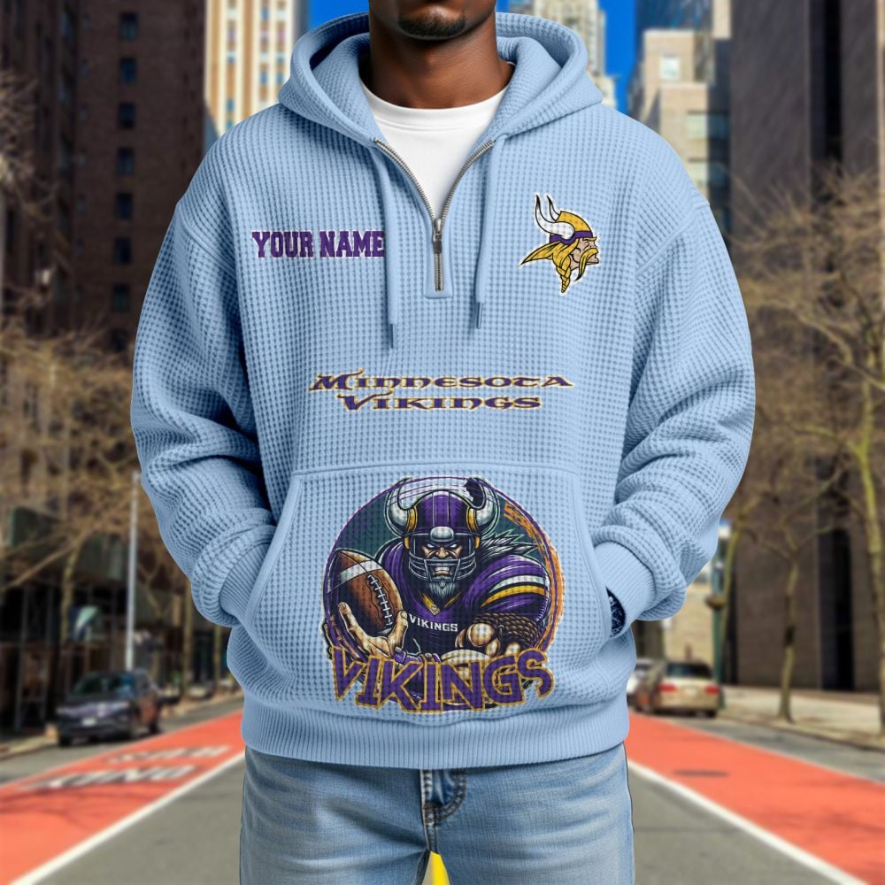 MIN x NFL Waffle Hoodie DATND TANTD