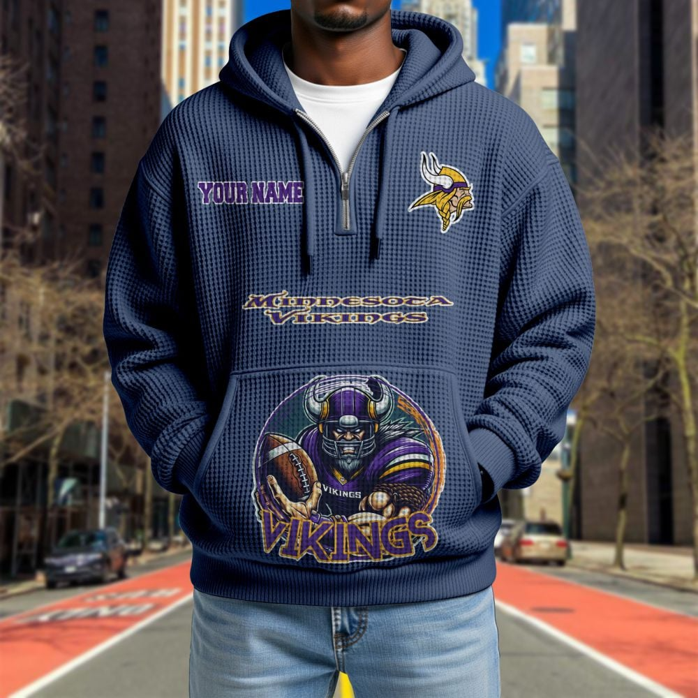 MIN x NFL Waffle Hoodie DATND TANTD