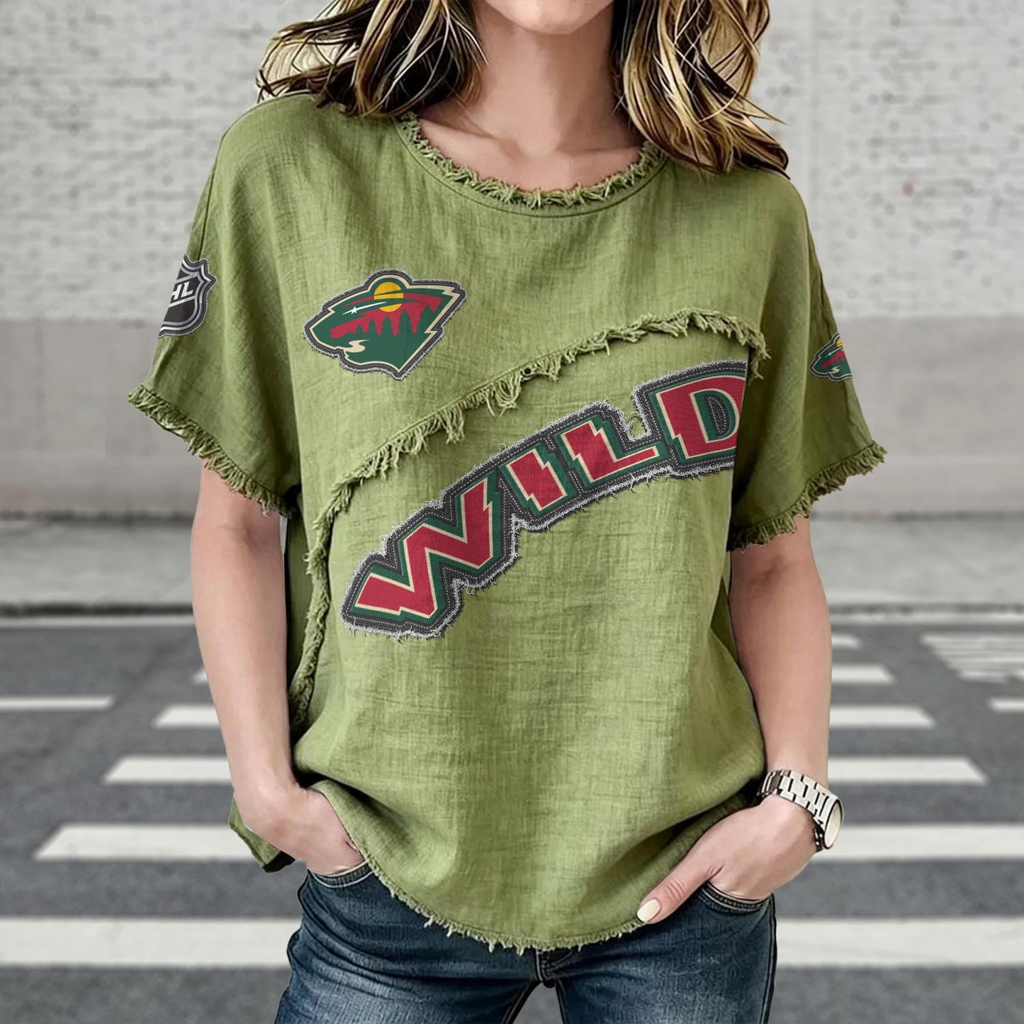 MIN x NHL Womenƒ??s Vintage O-Neck 2905 DatND DVT