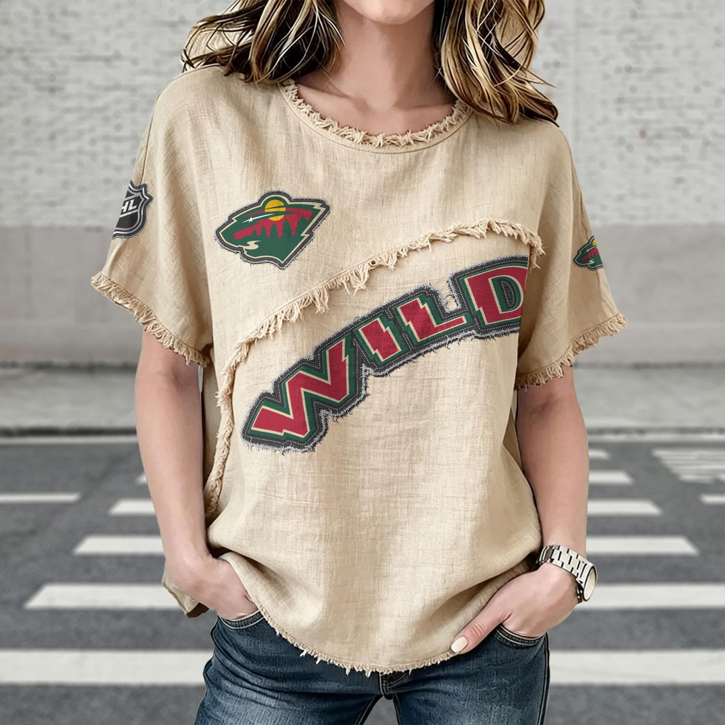 MIN x NHL Womenƒ??s Vintage O-Neck 2905 DatND DVT