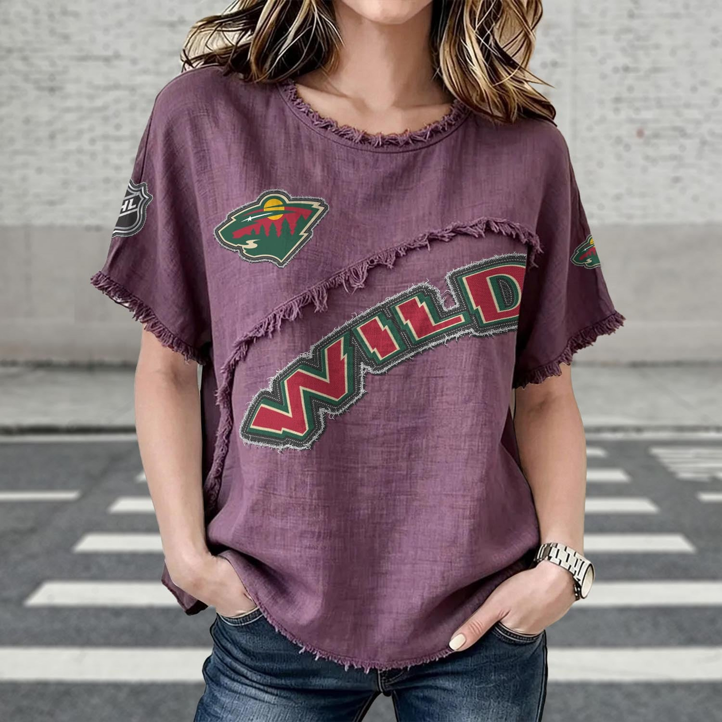 MIN x NHL Womenƒ??s Vintage O-Neck 2905 DatND DVT