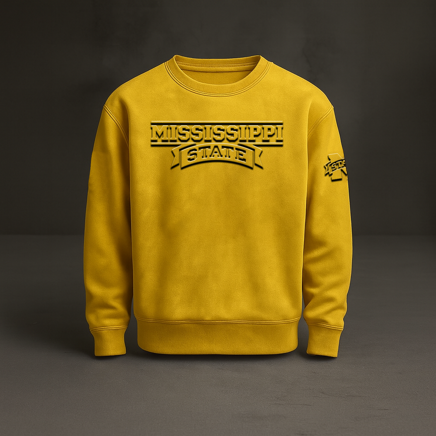 MIS x NCAA Embossed Sweat Shirt DATND TANTD