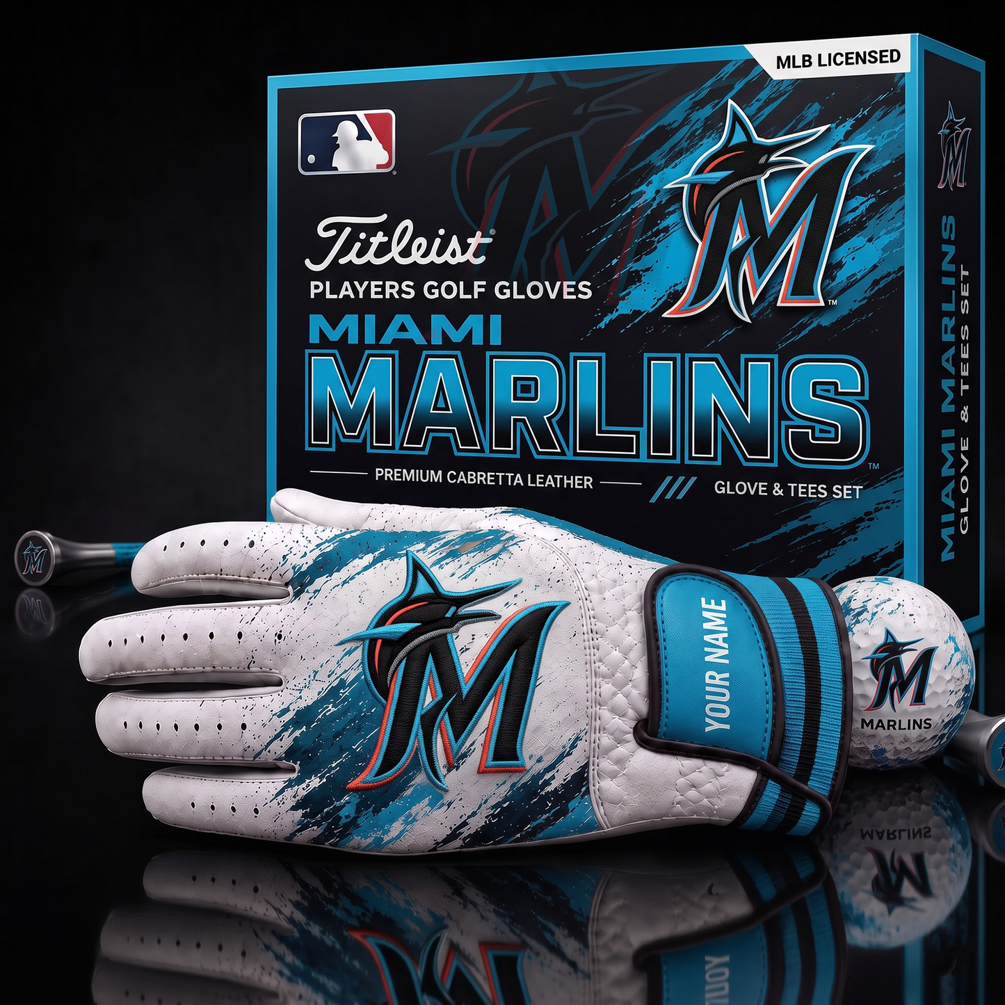 MM_MLB LUXURY PERSONALIZED GOLF GLOVE SET LIMITED EDTION
