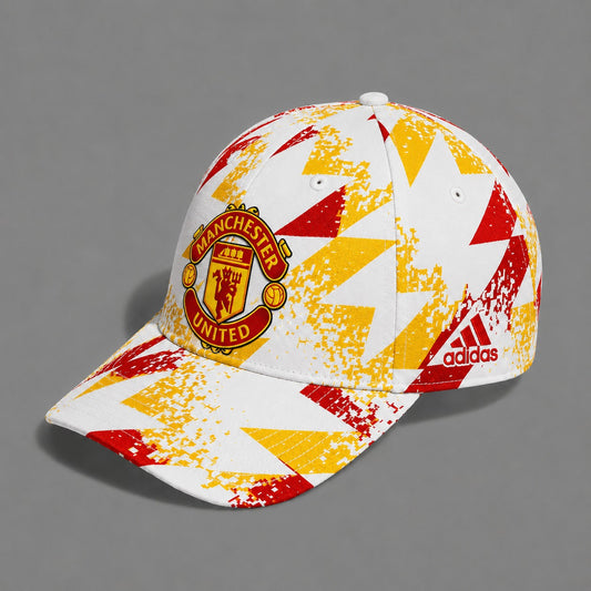 MU Premium EPL Sports Fan Geometric Pattern Baseball Cap