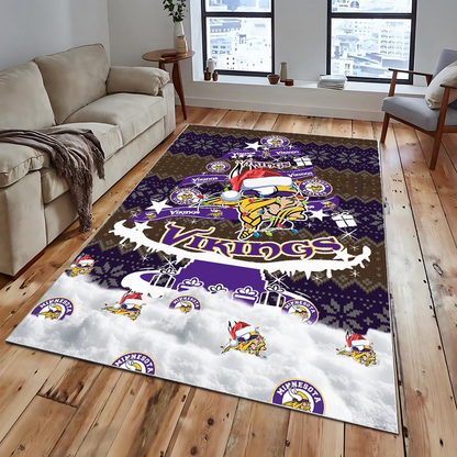 MV NFL Chrismas Carpet Rug DDT NTL