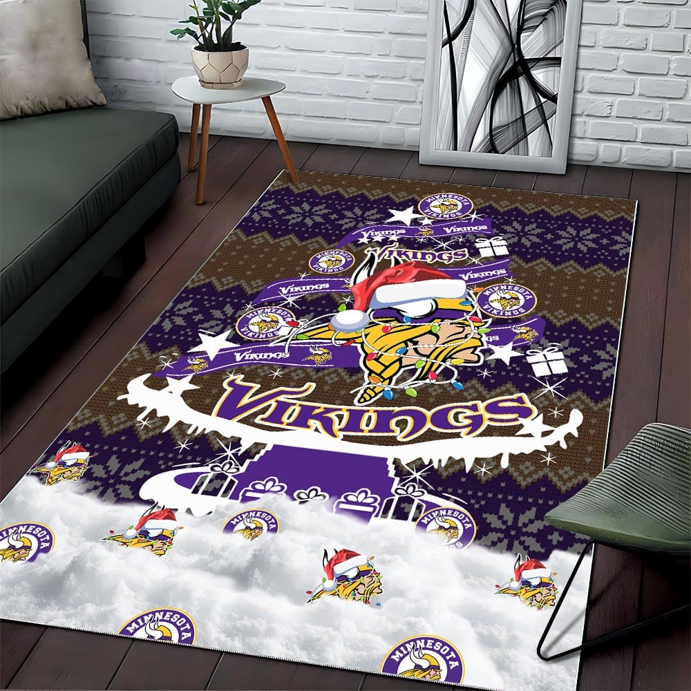MV NFL Chrismas Carpet Rug DDT NTL