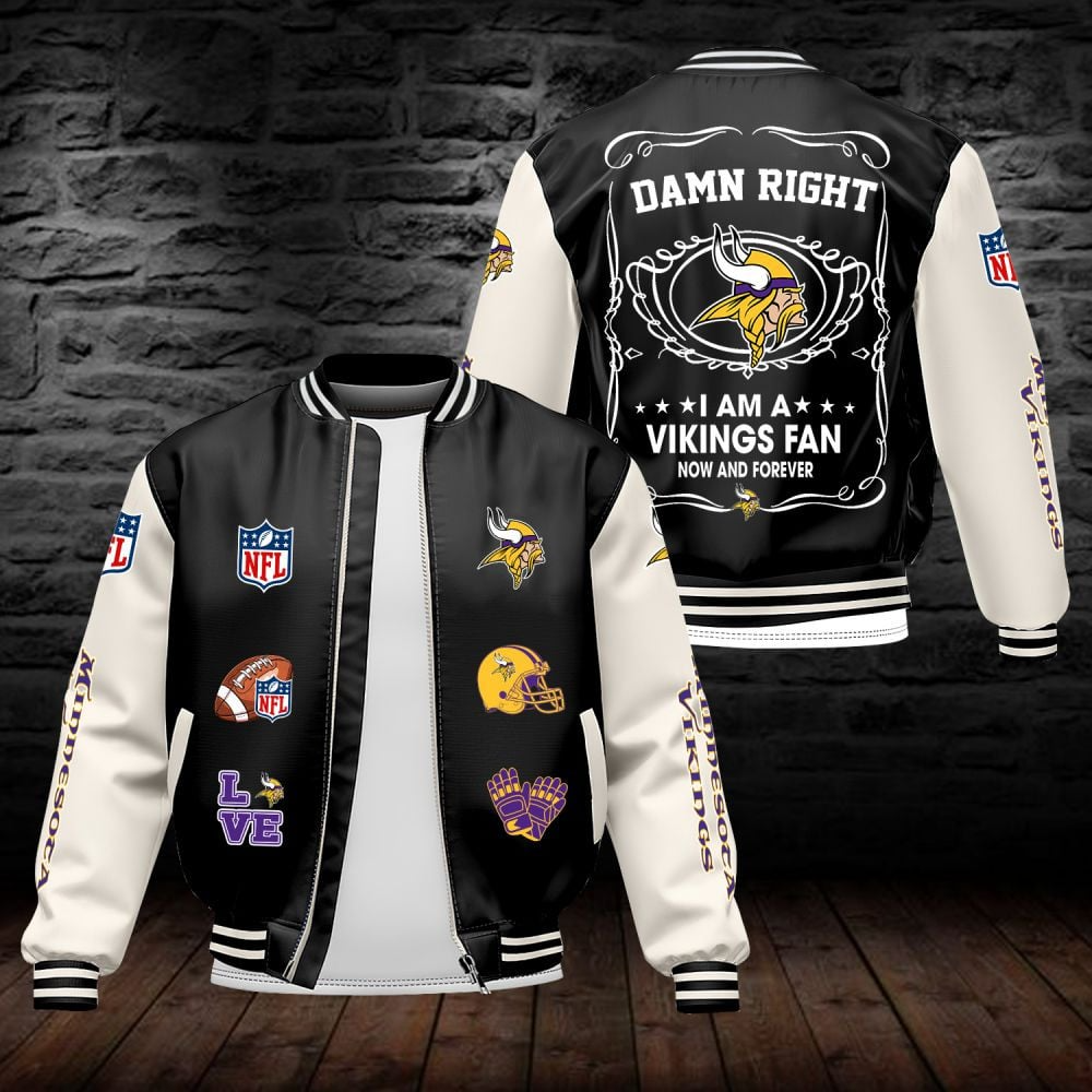 MV NFL Premium Leather Bomber Jacket DDT HLPHUONG