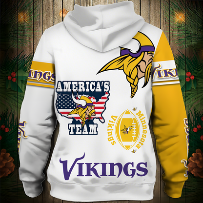 MV Premium NFL 3D Graphic Hoodie DDT NTL