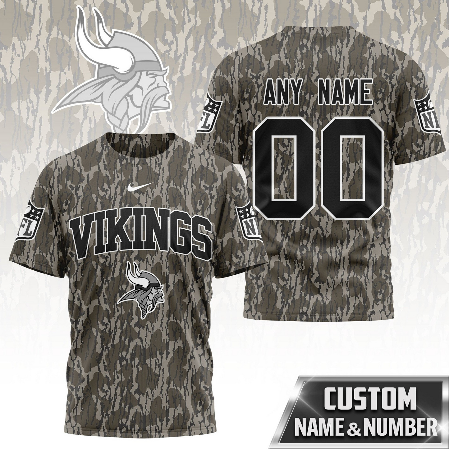 MV Premium NFL Camo 3D Shirt DDT CTND