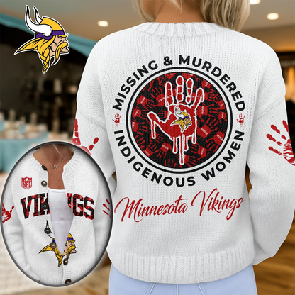 MV Premium NFL Cozy Knit Cardigan DDT NTL