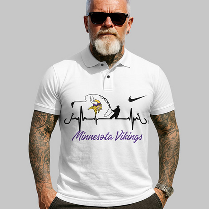 MV Premium NFL Fishing In My DNA Polo Shirt DDT CTND