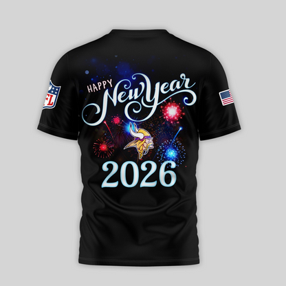 MV Premium NFL Happy New Year 2026 3D Shirt DDT 291125 NTL 1