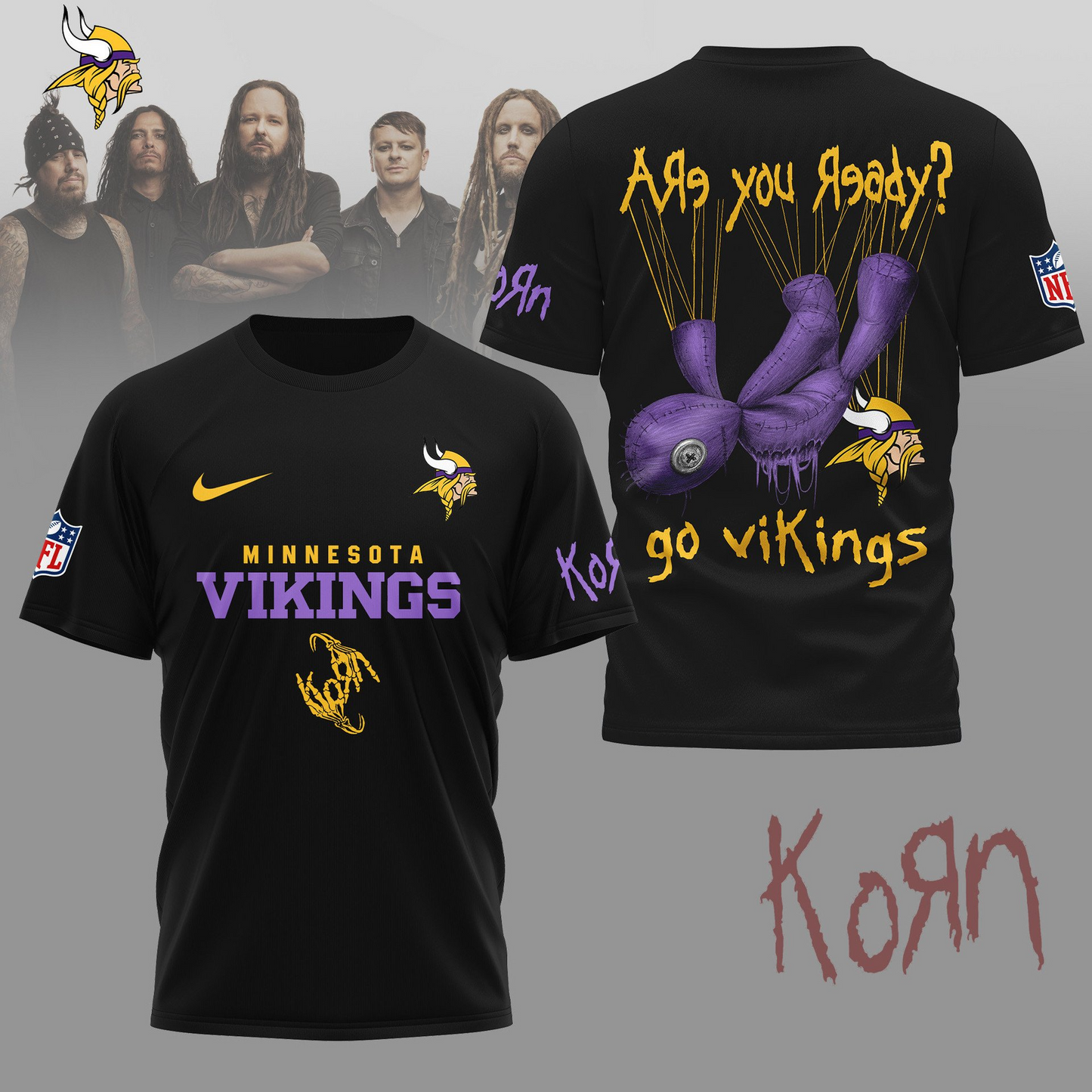MV Premium NFL Korn Fan Shirt DDT CTND