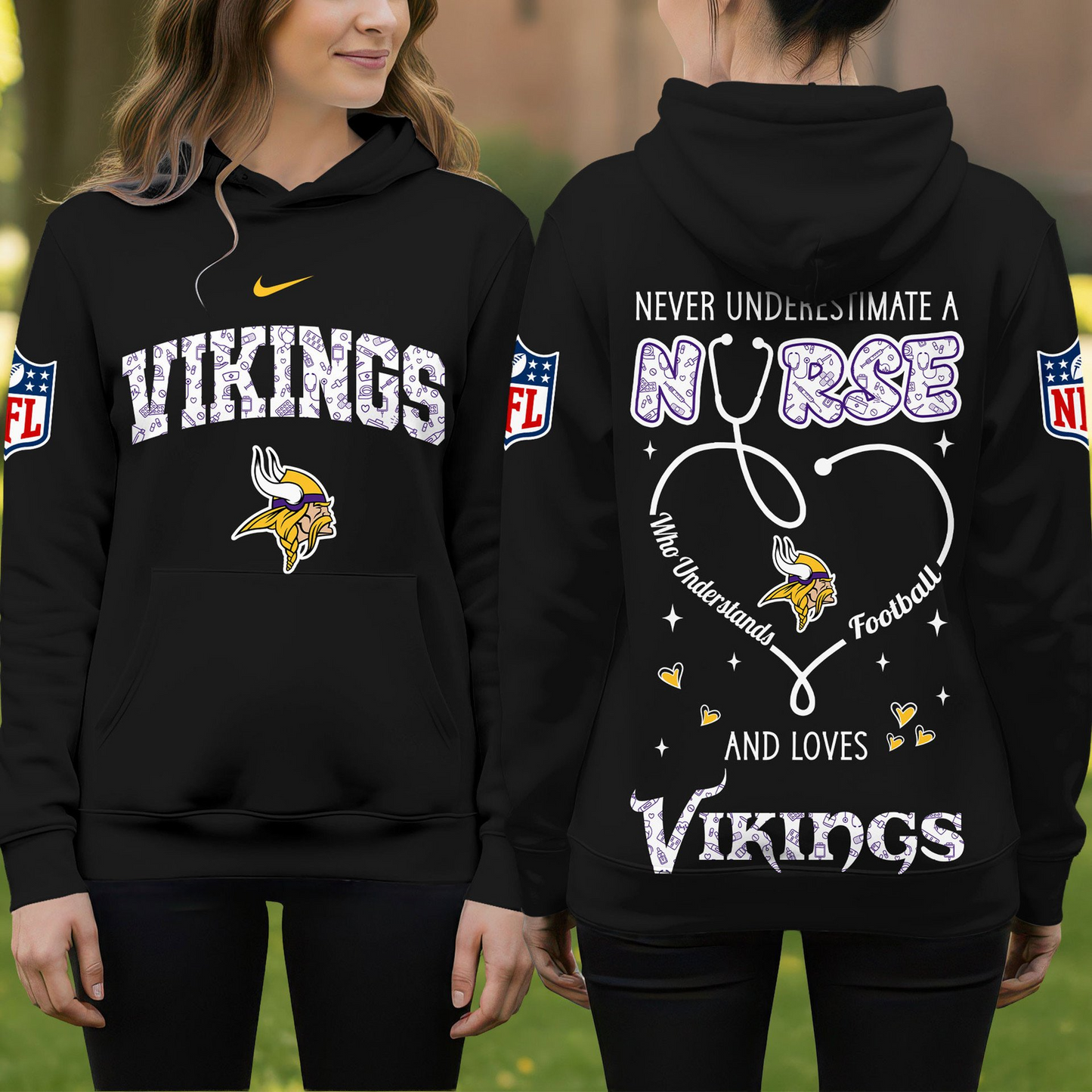 MV Premium NFL Nurse Pride Hoodie DDT 101125 HLPHUONG