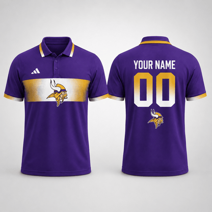 MV Premium NFL Personalized Match Day Polo Shirt