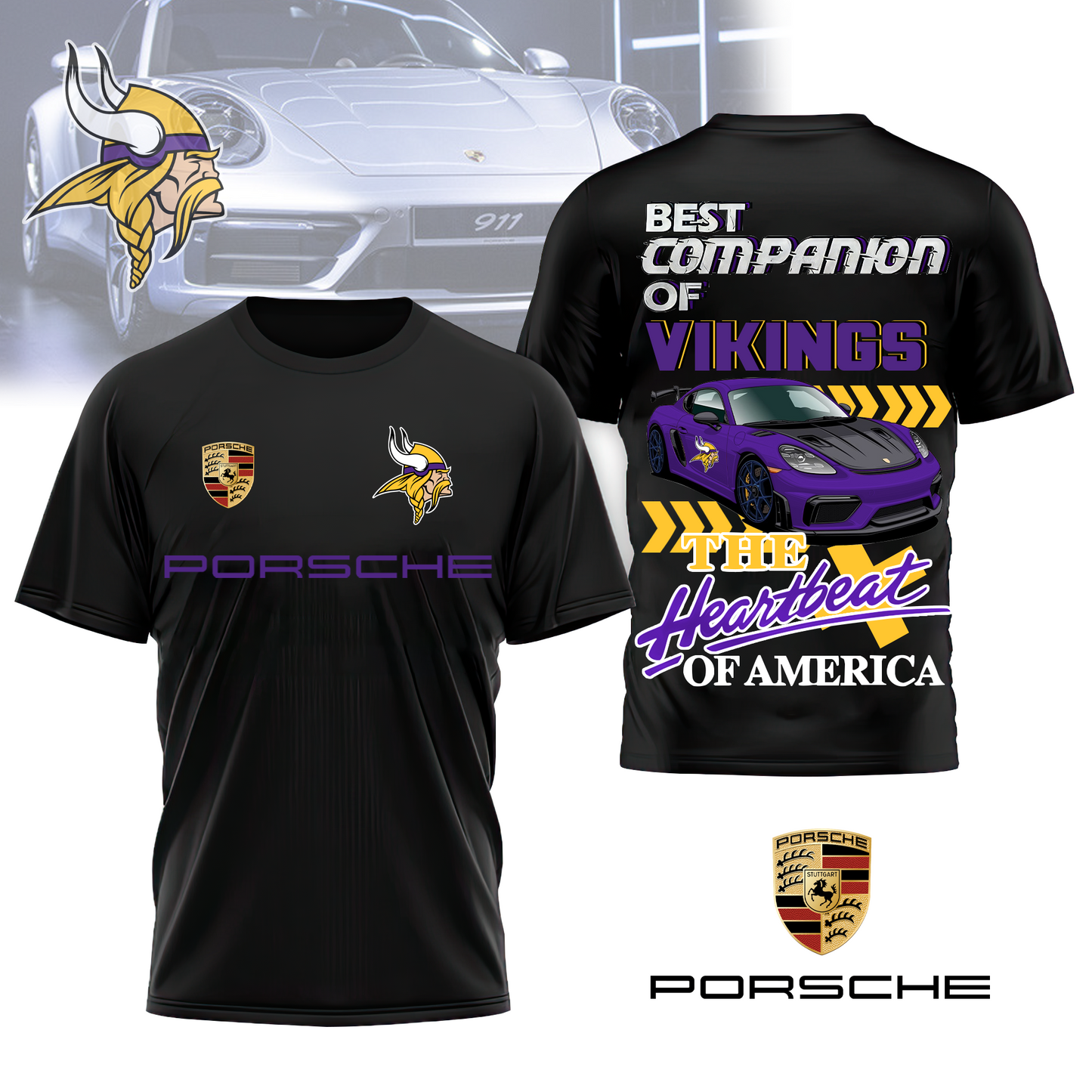 MV Premium NFL Pors 3D Shirt DDT CTND