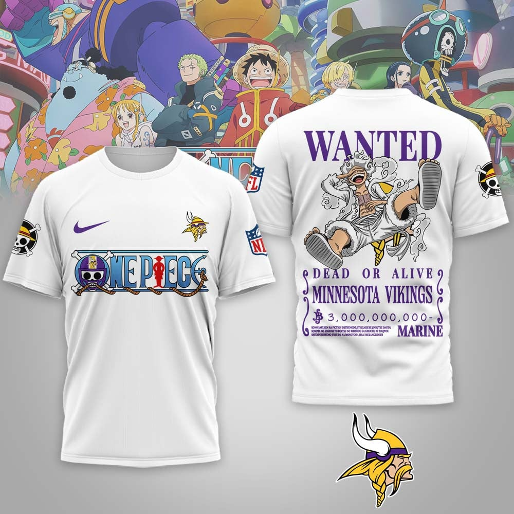 MV Premium NFL Wanted Monkey D Luffy 3D Shirt DDT NTL