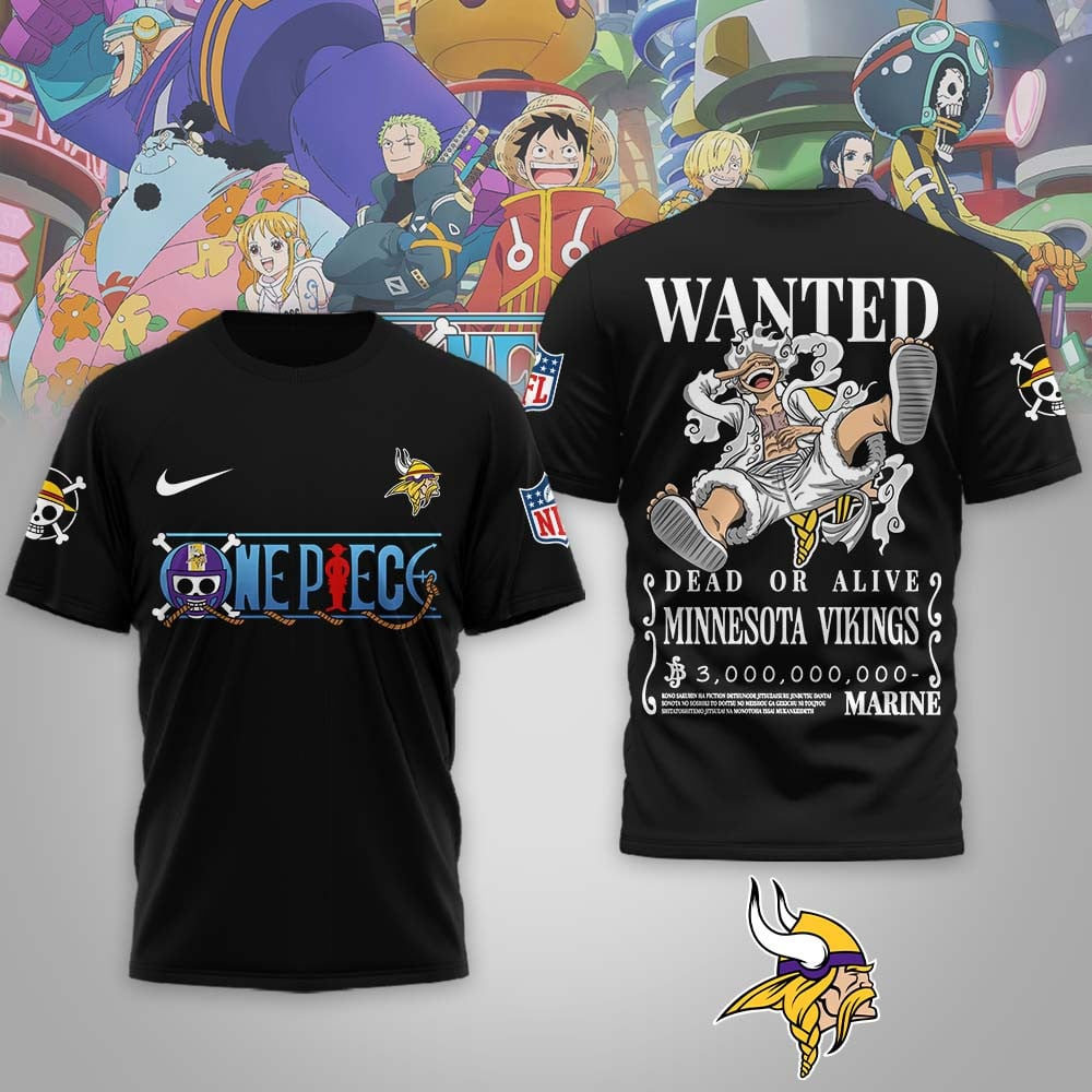 MV Premium NFL Wanted Monkey D Luffy 3D Shirt DDT NTL