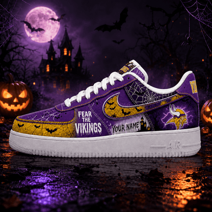 MV x Premium NFL Fear The Team Halloween AF1 Sneakers