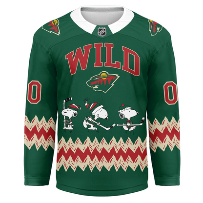 MW Premium NHL Snoopy Personalized Hockey Jersey DDT CTND