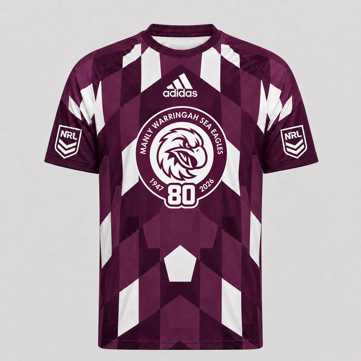 MWSE x NRL Premium Geometric Fan Performance T-Shirt