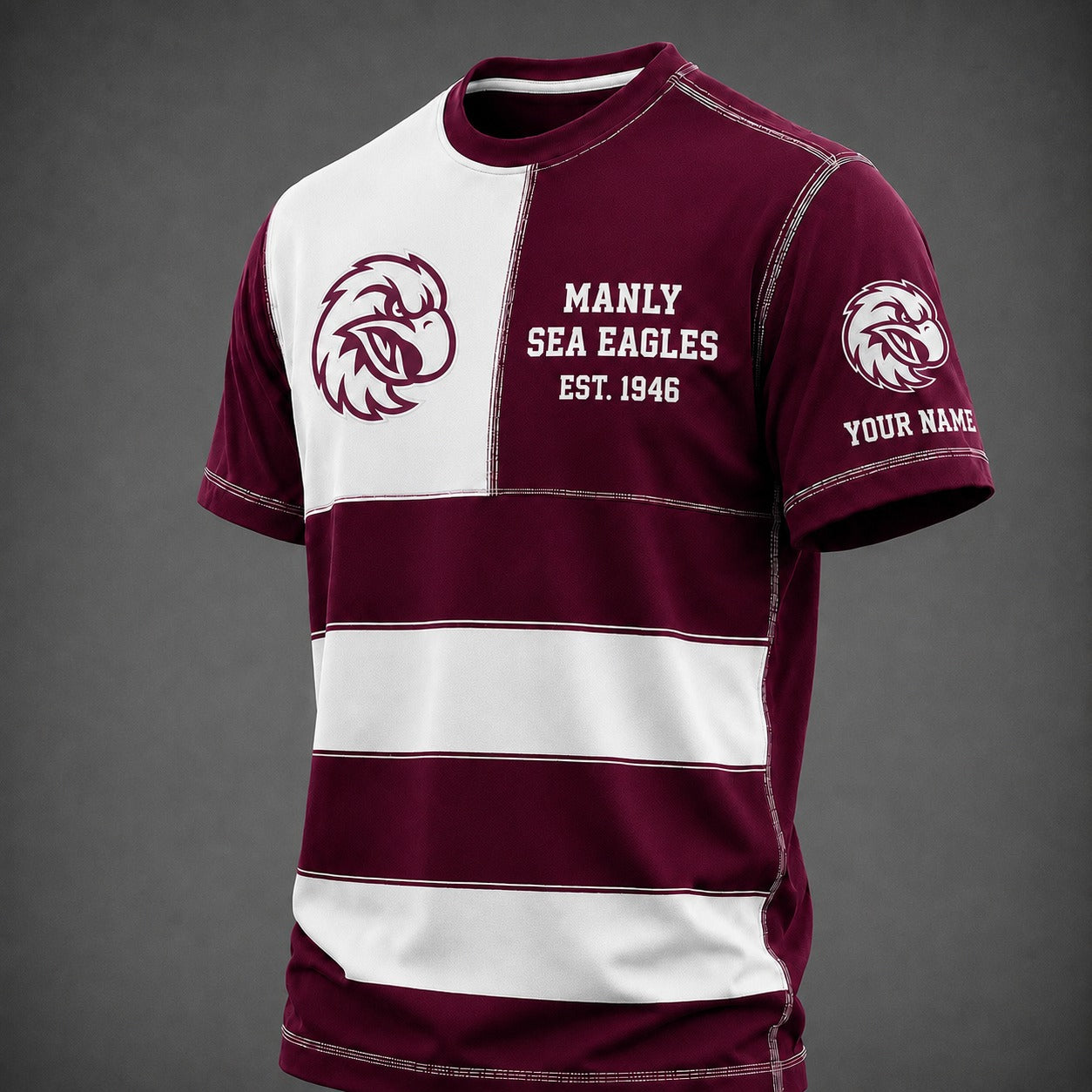 MWSE x NRL Premium Vintage All Over Print T-Shirt 3D Personalized Gift For True Fan