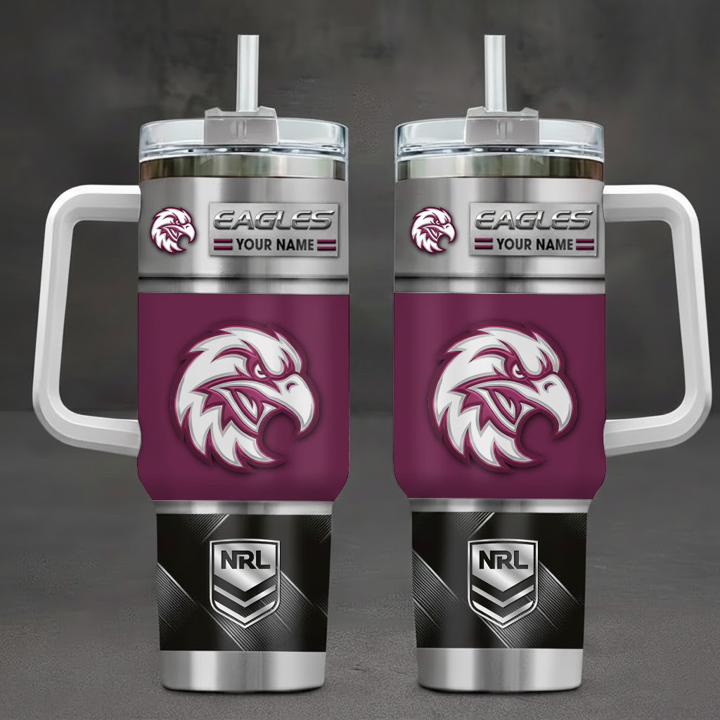 MWSE x NRL Stainless Steel Tumbler With Handle DDT NTL
