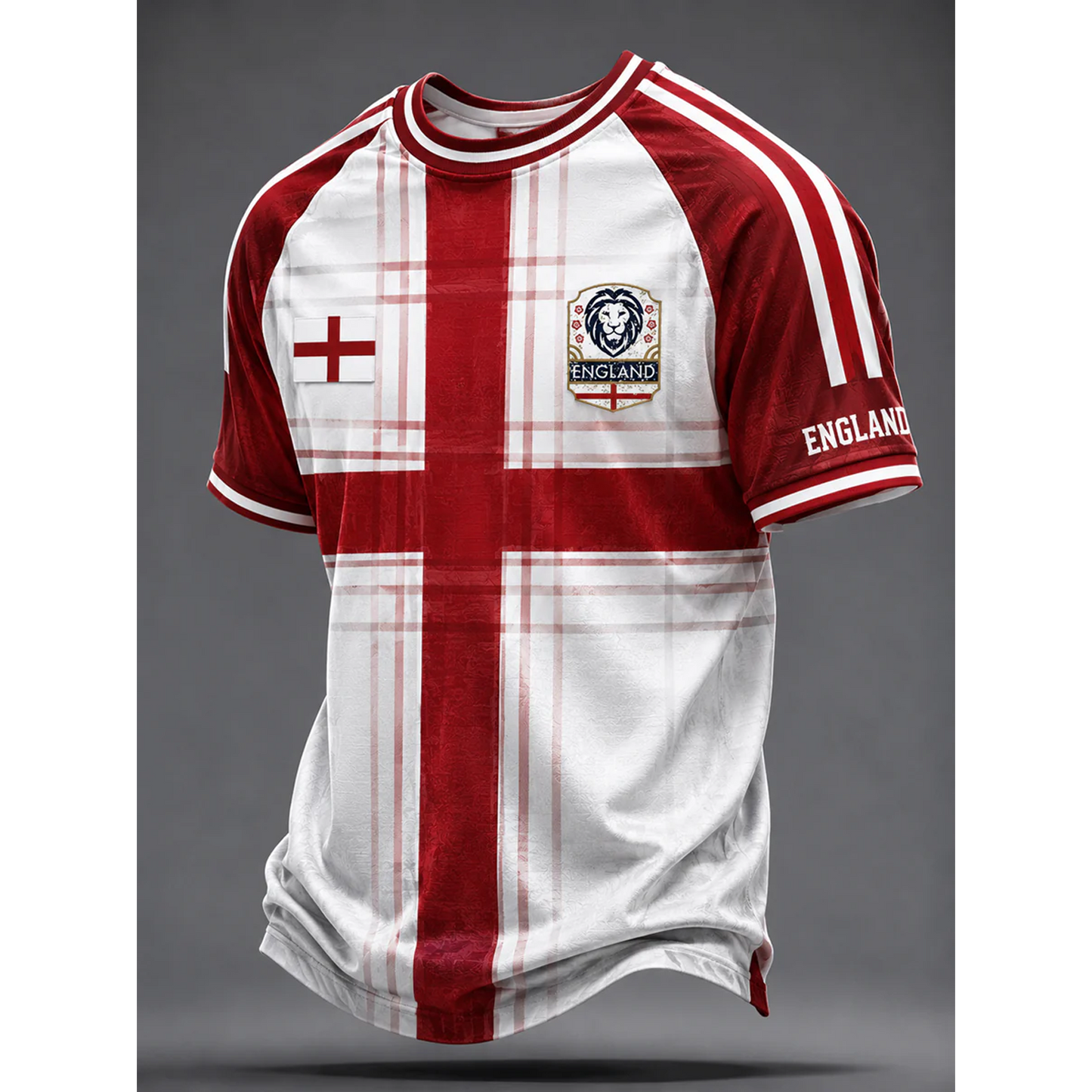 Men's UK Football Lover England Printed 3D Aparael V1 DATND TANTD 050626